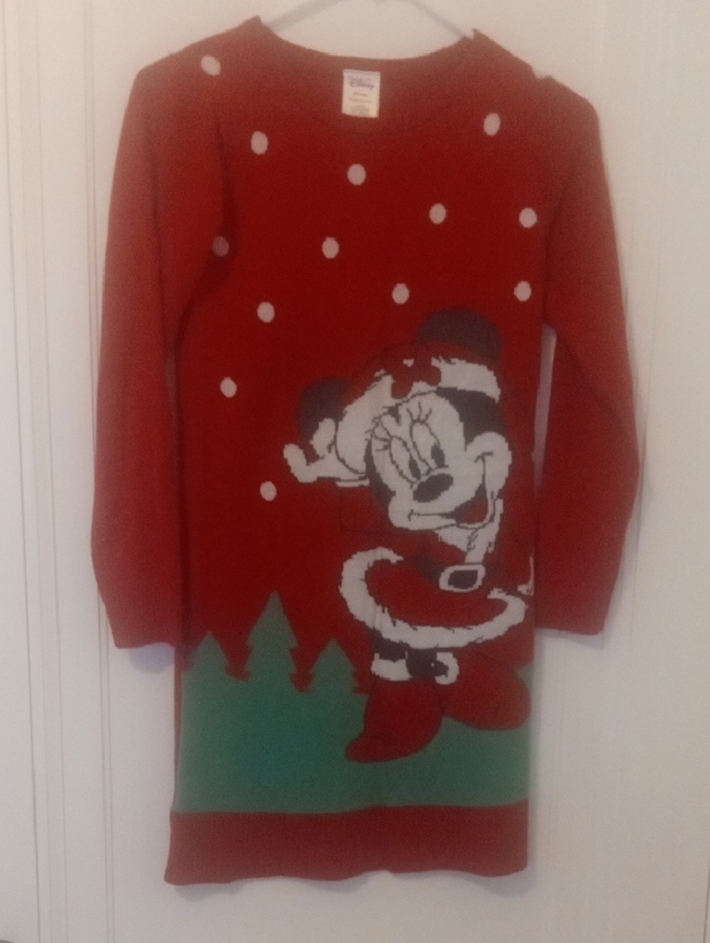 girl 10/12 Minnie mouse sweater dress,